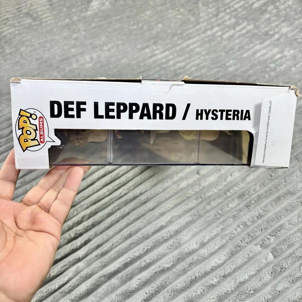 New Funko Pop! 2022 Def Leppard Hysteria Album Deluxe Vinyl 5 Figures Limited Ed